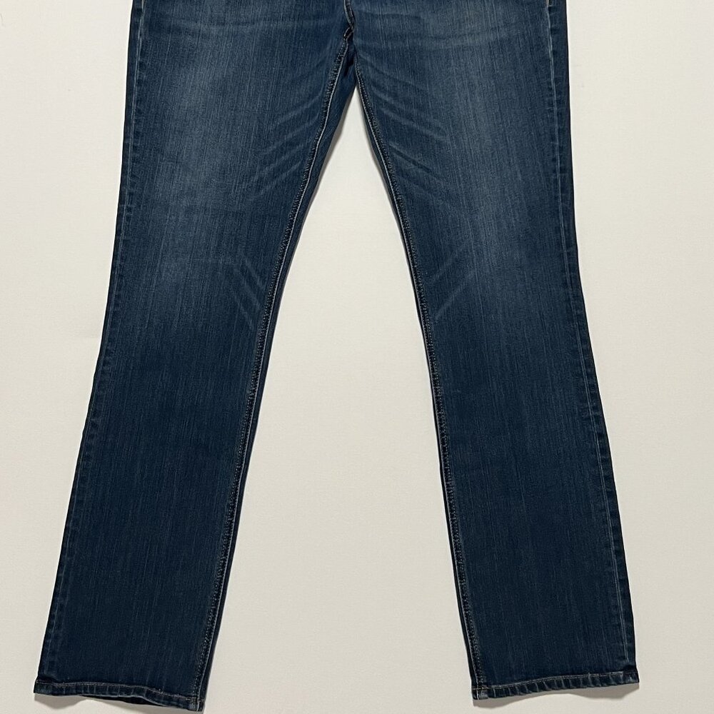 Seven7 Slim Straight Fit Jeans Comfy Stretch Denim Dark Wash Men's size 36x34 - Picture 7 of 7